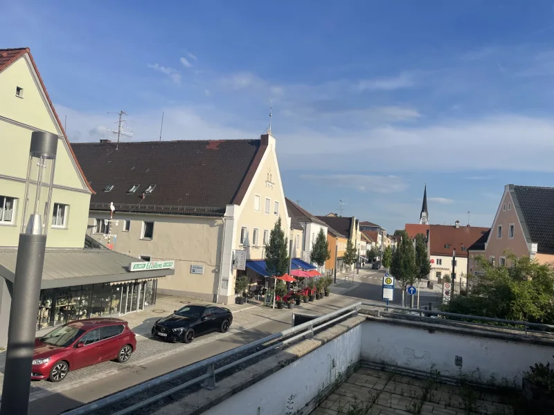 Aussicht Dachterasse - Wohnung mieten in Schwabmünchen - Große 3-Zimmer-Wohnung mitten in Schwabmünchen