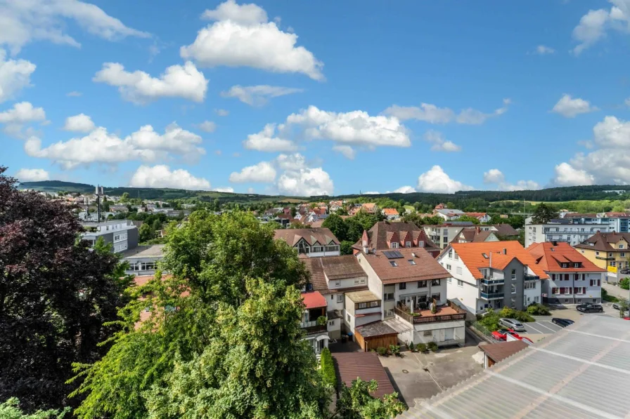 Aussicht vom Dachgeschoss