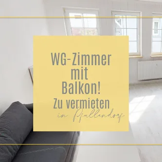  - Wohnung mieten in Pfullendorf - WG-Zimmer in Pfullendorf mit Balkon gesucht?