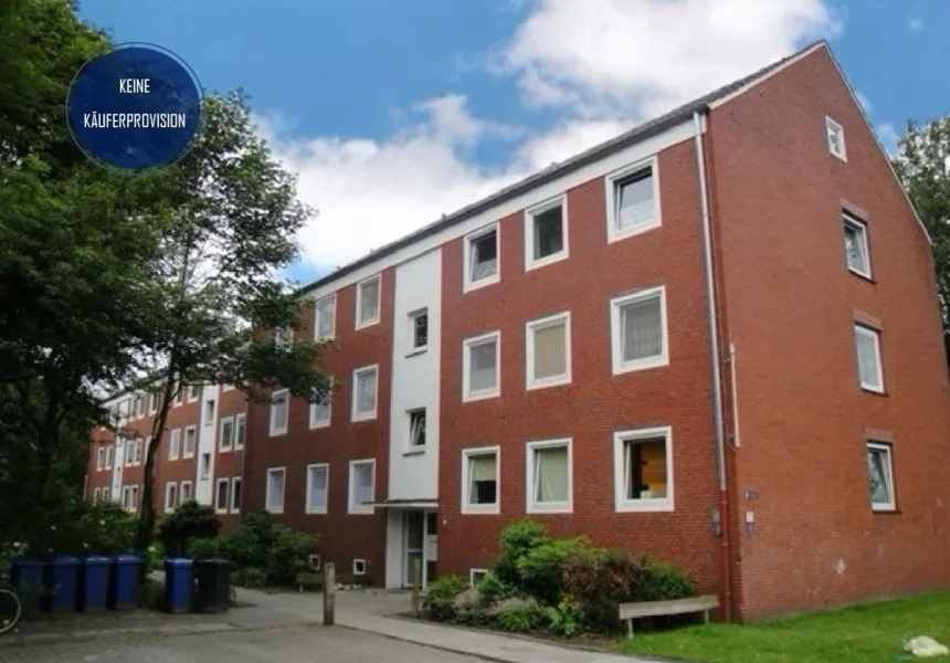 Frontansicht - Wohnung kaufen in Westerstede - 6372 -  Geräumige und vermietete 3-Zimmer-Wohnung mit Balkon!