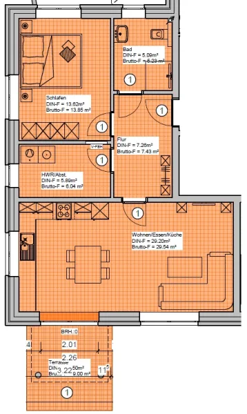 Grundriss Whg. 01