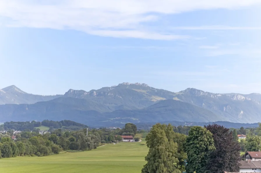 Ausblick vom Balkon