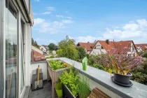 Balkon 1 mit Aussicht