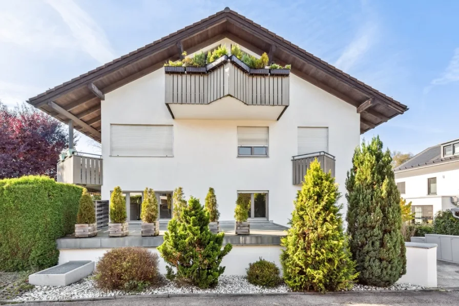 Traumwohnung! - Wohnung kaufen in Starnberg / Percha - Schöne Gartenwohnung mit Südwest-Terrasse und 2 TG-Stellplätzen / Kapitalanlage auf Nießbrauchbasis