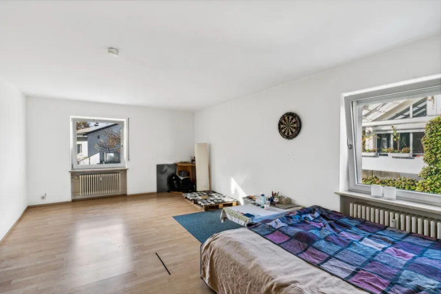 Wohn - und Schlafzimmer - Wohnung kaufen in Ismaning - Funktionale 1-Zimmer-Wohnung in Ismaning / Kauf zur Kapitalanlage / vermietet seit 2019