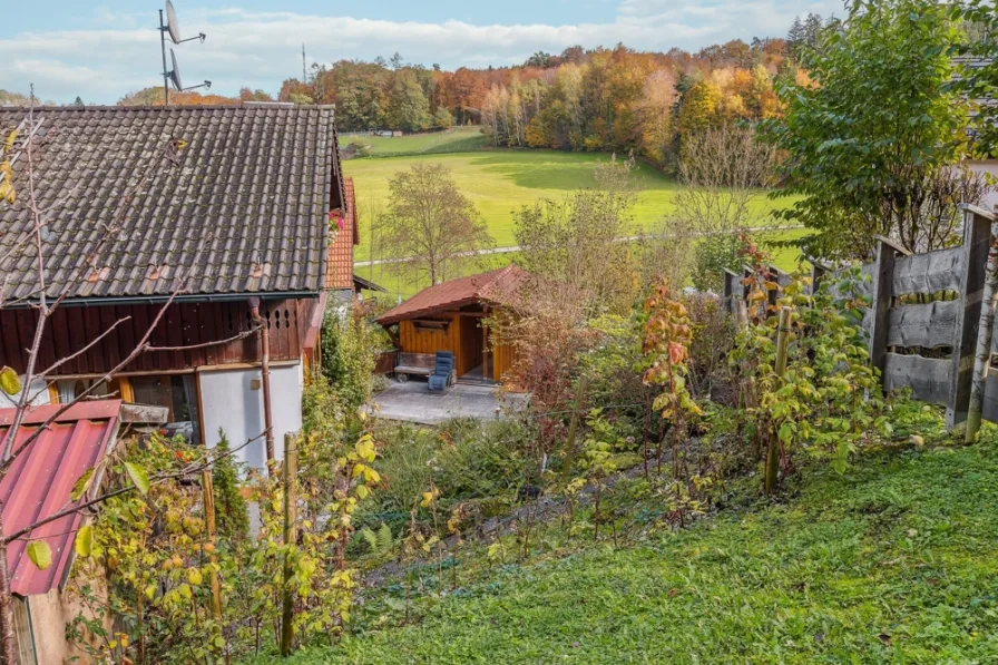 Immobilie und Landschaftsblick