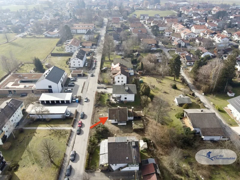Lageansicht - Grundstück kaufen in Bernau am Chiemsee - Besonderes Grundstück für besondere Bedürfnisse