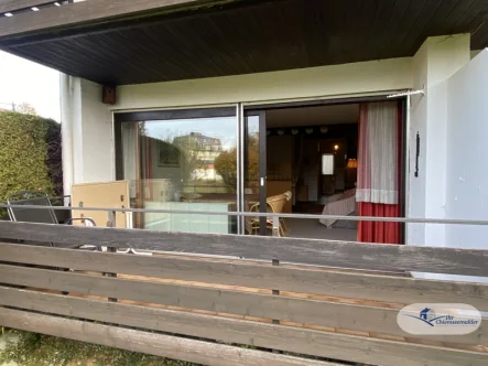 Ansicht - Wohnung kaufen in Bernau am Chiemsee - Idyllisch Wohnen: 2-Zimmer-Erdgeschosswohnung mit Bergblick