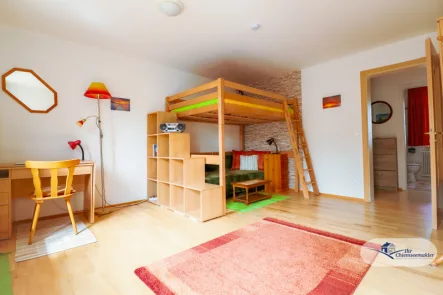 Wohnbereich - Wohnung kaufen in Prien am Chiemsee / Prutdorf - Charmantes Apartment am Priener Ortsrand