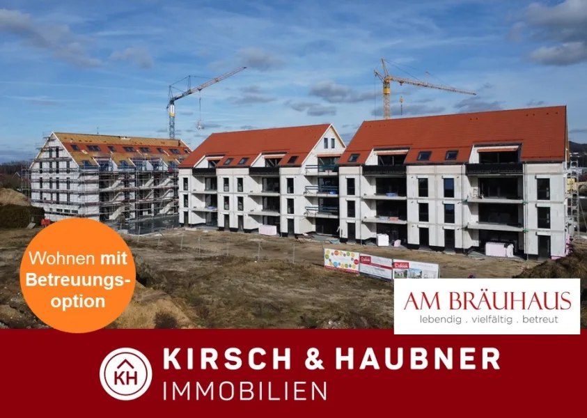 Wohnen für Jung & Alt - Wohnung kaufen in Mühlhausen - Perfekte Kapitalanlage!2-Zimmer-NEUBAU-Wohnung! MÜHLHAUSEN - Am Bräuhaus