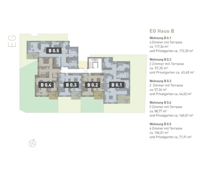 Geschoss-Plan Erdgeschoss