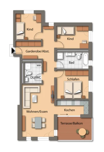 Wohnung B 0.1