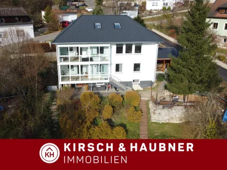 Das Grundstück - Haus kaufen in Breitenbrunn - Herrlich gelegenes Zweifamilienhaus,Panoramablick - unverbaubar! Breitenbrunn - Altmühltal
