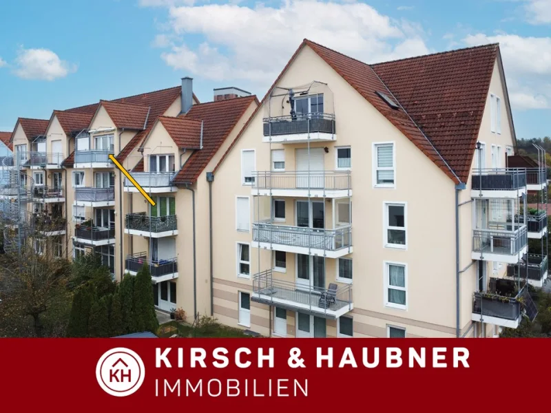 Zentrale Lage - Wohnung kaufen in Burgthann - Perfekte 2-Zimmer-Starterwohnung inkl. Stellplatz & Einbauküche!Burgthann