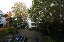 Blick vom Balkon