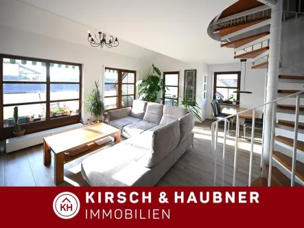 Helle Galeriewohnung - Wohnung kaufen in Wendelstein - Helle & moderne Galeriewohnung mit zwei Balkonen!Wohnen mit Flair in Wendelstein!   Wendelstein - Zentrum