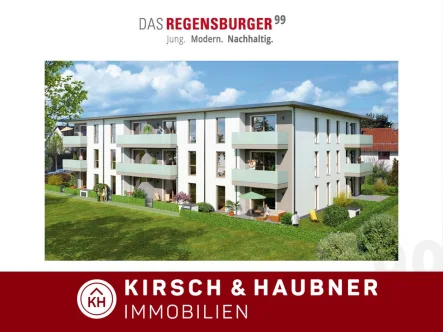 Jung. Modern. Nachhaltig. - Wohnung kaufen in Neumarkt - KfW 40 QNG – nutzen Sie die seltene Gelegenheit! Neumarkt, DAS REGENSBURGER 99