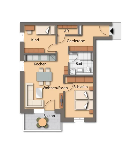 2. OG - Wohnung 19