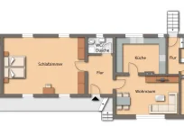 Grundriss 2-Zimmer-Wohnung