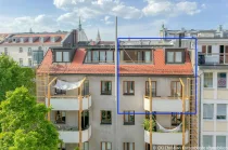 Maisonettewohnung mit Balkon und Dachterrasse