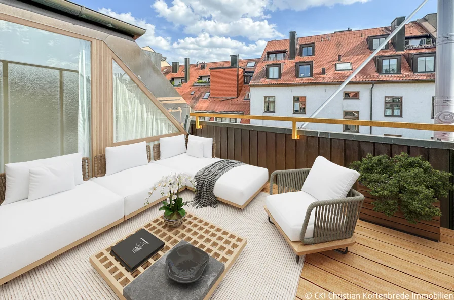 Visualisierung Dachterrasse