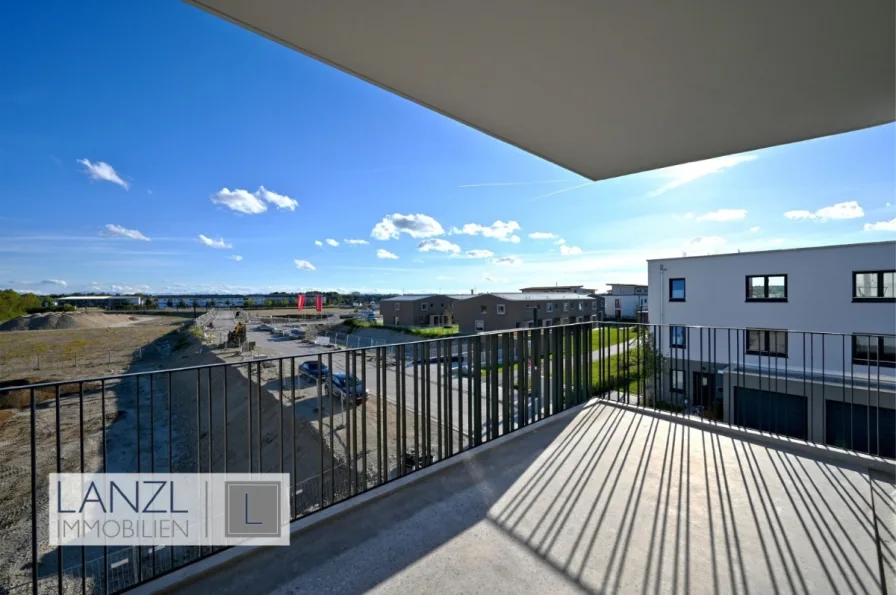 Sonne bis zum Abend - Wohnung mieten in Poing - Traumhafte 4 Zi.-Wohnung mit großem Balkon in ausgezeichneter Lage