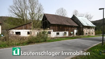 Bauernhaus mit Stadel - Haus kaufen in Berching - Denkmalgeschütztes Fachwerkhaus mit Nebengebäude in Holnstein bei Berching