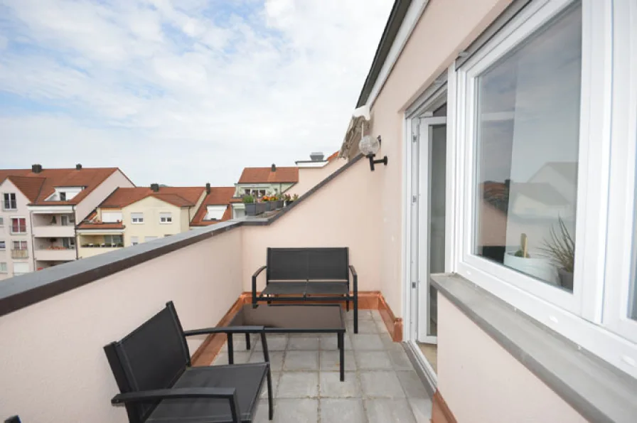 Dachterrasse...