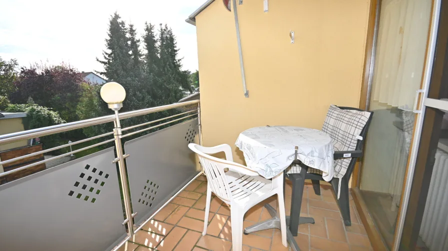 Überdachter Balkon