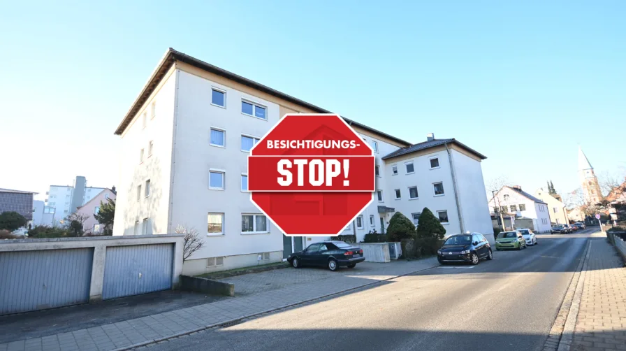 Wohnen im Stadtgebiet - Wohnung mieten in Neumarkt in der Oberpfalz - Nähe Klostergasse! Ruhig gelegene 2-Zimmer-Wohnung mit Balkon und großer Garage in Neumarkt i.d.OPf.