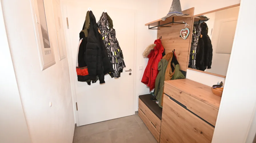 Vorraum mit Platz für die Garderobe