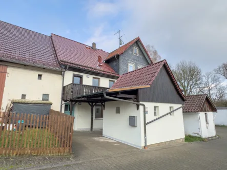 Außen - Haus mieten in Untersiemau / Scherneck - Schönes Reihenmittelhaus in Scherneck