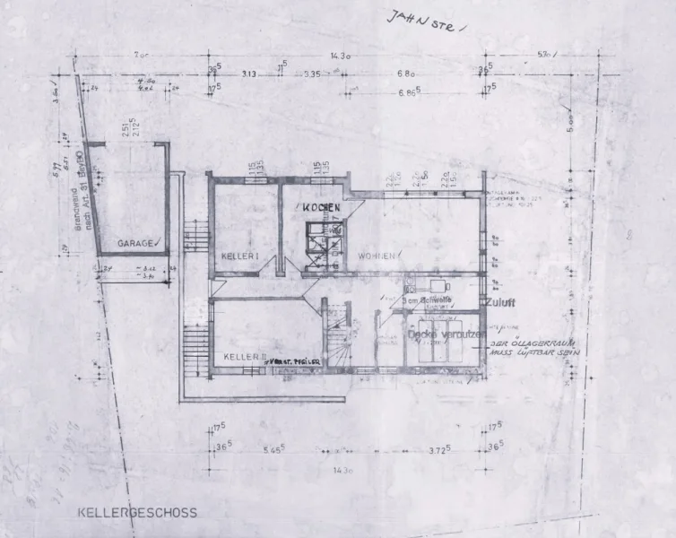 Grundriss Kellergeschoss