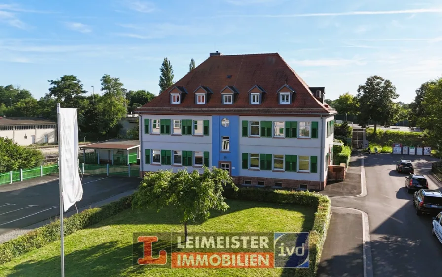 Außenansicht - Büro/Praxis mieten in Aschaffenburg / Leider - HISTORISCHES BÜROGEBÄUDE IN HAFENNÄHE