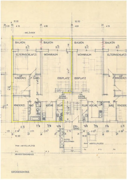 Grundriss Wohnung