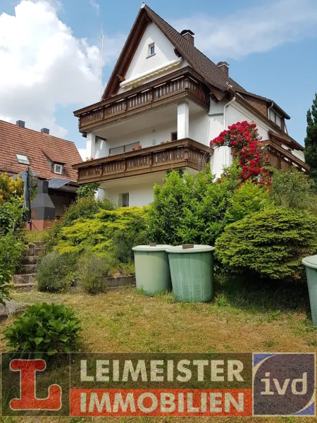 Außenansicht - Haus kaufen in Sulzbach am Main - WOW! FAMILIEN-TRÄUMCHEN - EFH IN SULZBACH MIT TOLLEM GARTEN UND WEITBLICK