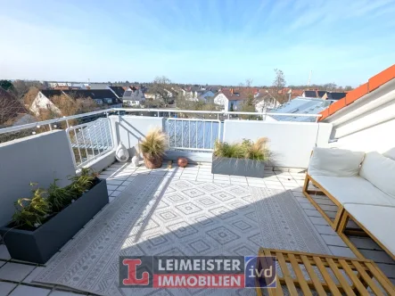 Balkon 1 - Wohnung mieten in Aschaffenburg / Nilkheim - GEPFLEGTE WOHNUNG IN ZENTRALER LAGE IN NILKHEIM - ASCHAFFENBURG