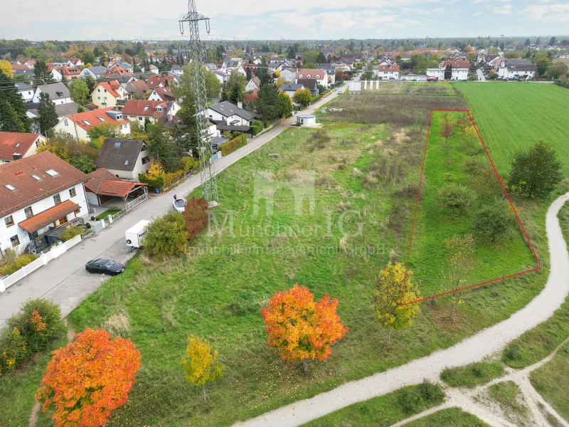 Grundstück  - Grundstück kaufen in München - MÜNCHNER IG: NATUR PUR - Traumhaftes Grundstück für Wohnhaus mit Vorbescheid