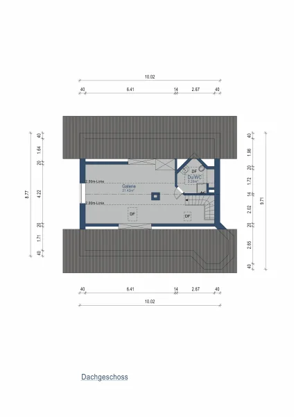 Grundriss Dachgeschoss