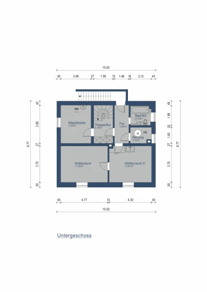 Grundriss Untergeschoss