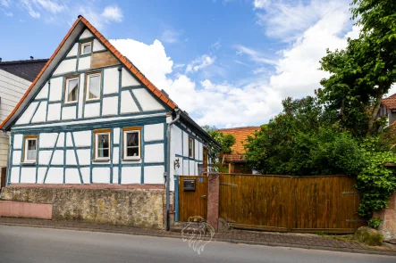 Außenansicht - Haus kaufen in Tauberbischofsheim / Hochhausen - Idyllisches Altbaujuwel mit Zugang zur Tauber