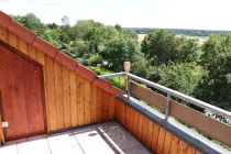 Balkon mit Blick ins Grüne