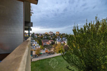 Ausblick Balkon - Wohnung kaufen in Gerbrunn - Kompakte Kapitalanlage mit Hotelflair in Universitätsnähe