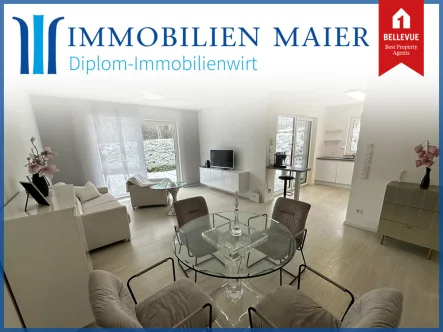 heller offener Wohnbereich - Wohnung kaufen in Bad Birnbach - DIPLOM-Immowirt MAIER !! moderne Architektur in bester ZENTRUMSLAGE - SELTENHEIT !!
