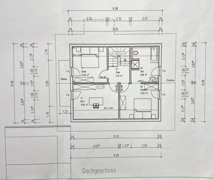 Grundriss Dachgeschoss