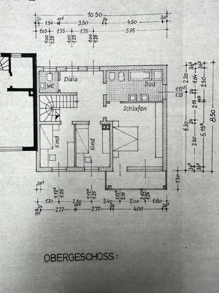 Grundriss Obergeschoss