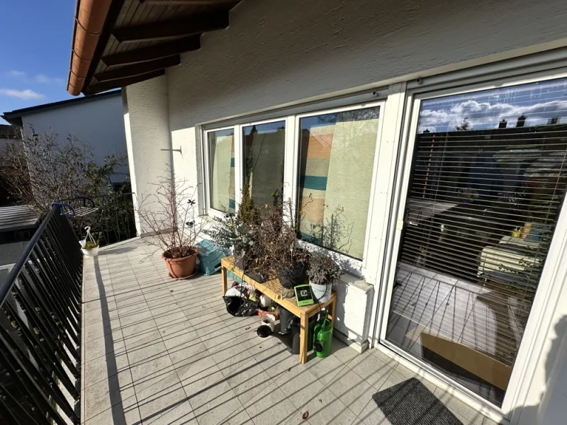 tolle Flächen am Balkon