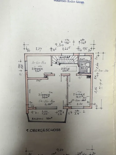 Grundriss Obergeschoss