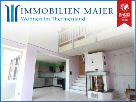 offenes Wohnen gefällig??? - Wohnung kaufen in Bad Birnbach - DIPLOM-Immowirt MAIER !! tolle, offene 3-Zimmer-Wohnung mit Galeriebereich und Weitblick !!