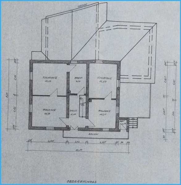 Grundriss Obergeschoss